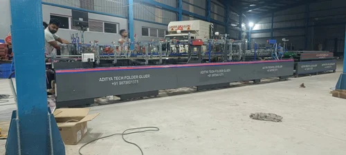 Corrugated Box Pasting Machine Manufacturing Unit